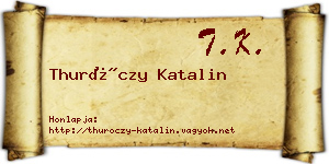 Thuróczy Katalin névjegykártya